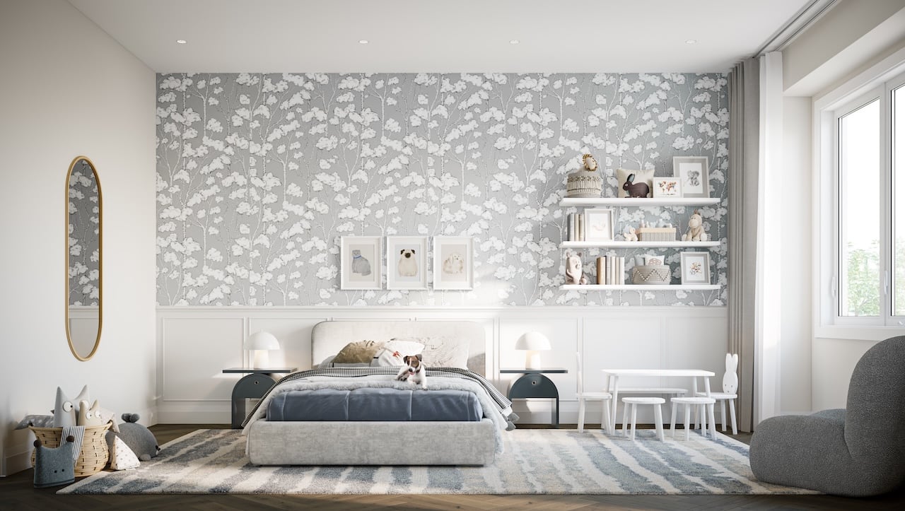 Rendering of Pier House Towns bedroom