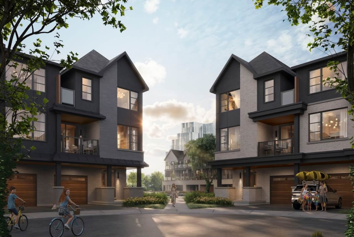 Rendering of The Pier House Collections towns Pier House Towns at Lakeview Village